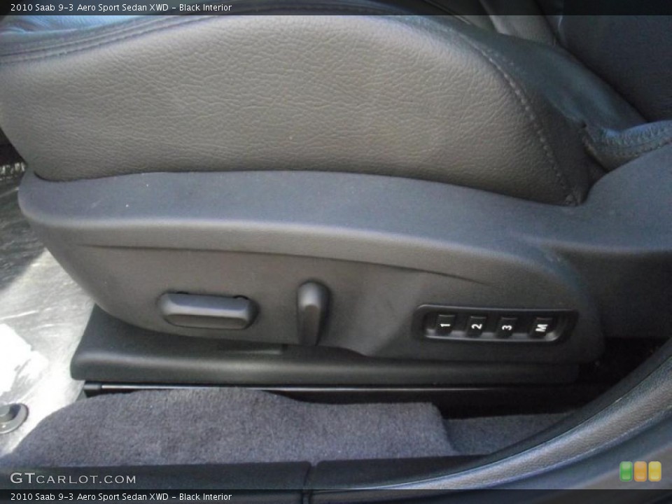 Black Interior Controls for the 2010 Saab 9-3 Aero Sport Sedan XWD #45390537