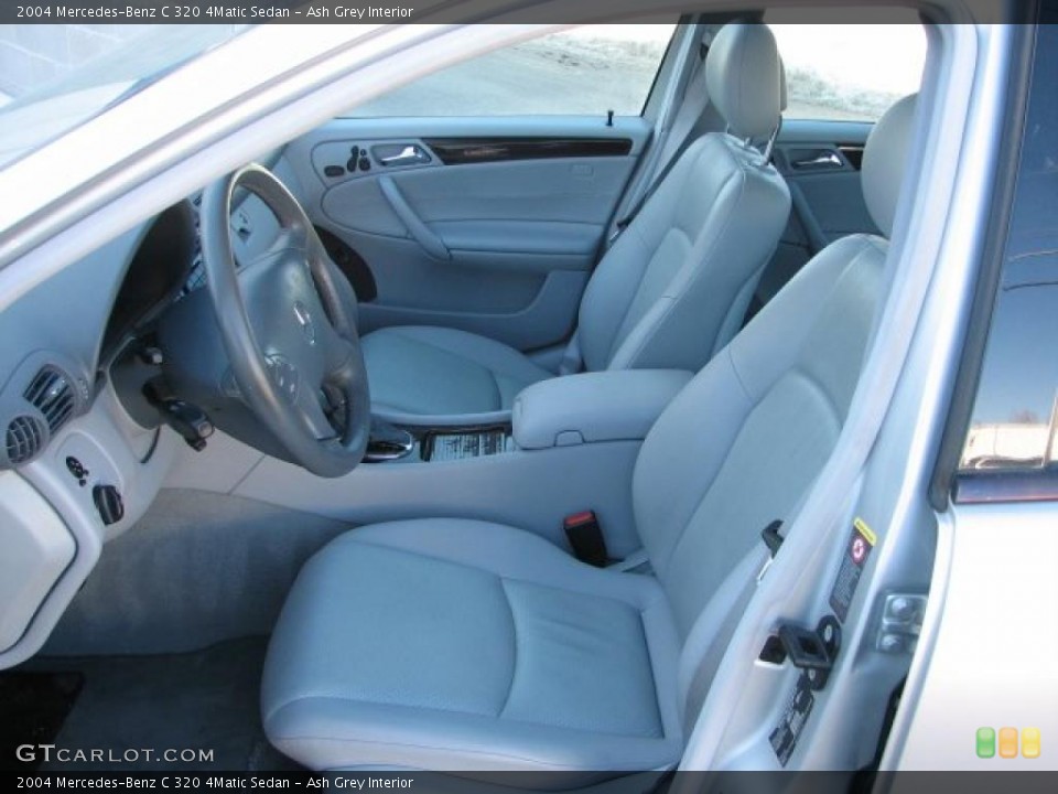 Ash Grey Interior Photo for the 2004 Mercedes-Benz C 320 4Matic Sedan #45391089