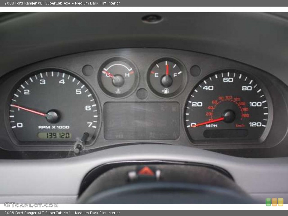 Medium Dark Flint Interior Gauges for the 2008 Ford Ranger XLT SuperCab 4x4 #45398206