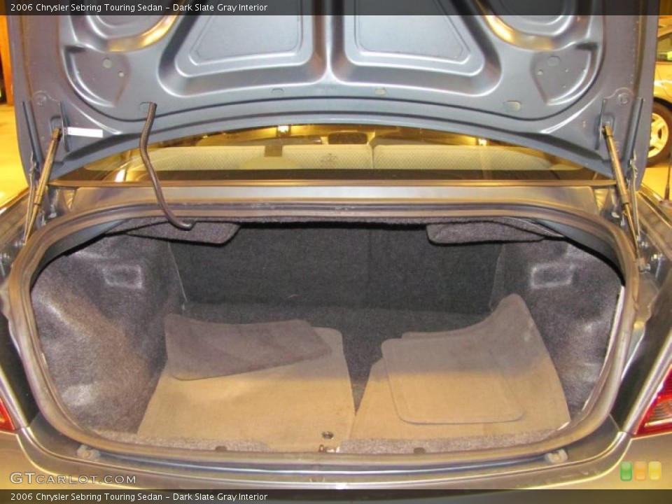 Dark Slate Gray Interior Trunk for the 2006 Chrysler Sebring Touring Sedan #45401118
