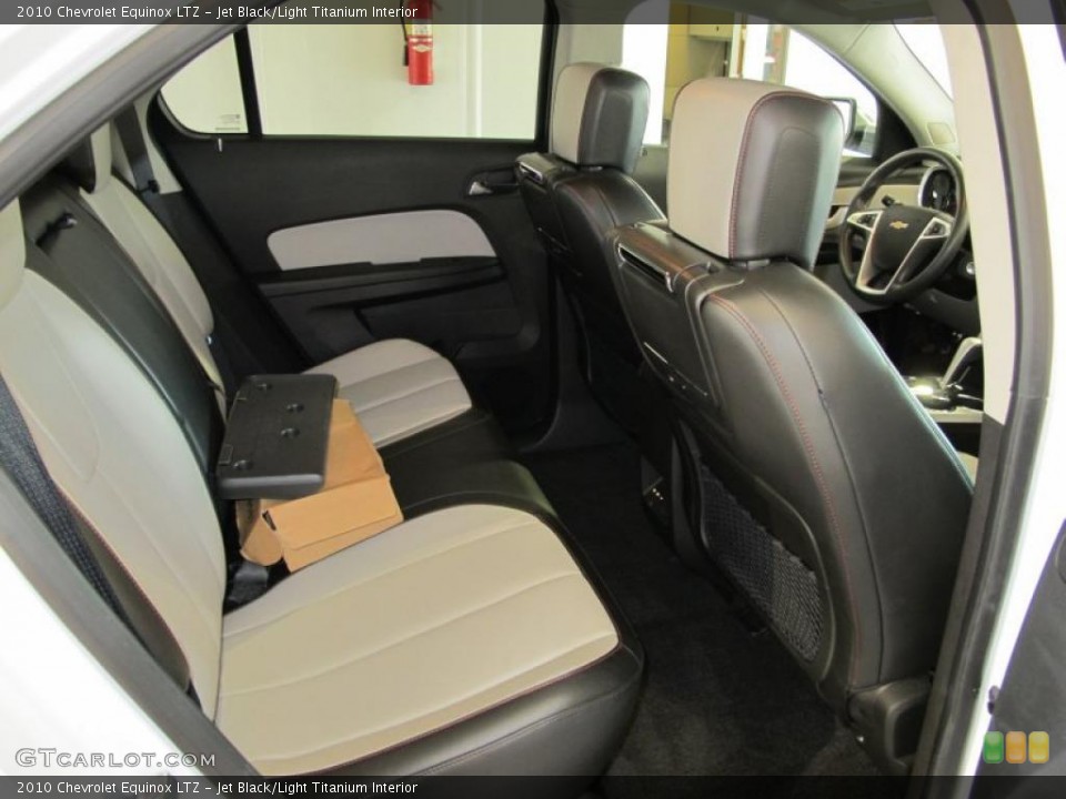 Jet Black/Light Titanium Interior Photo for the 2010 Chevrolet Equinox LTZ #45402366
