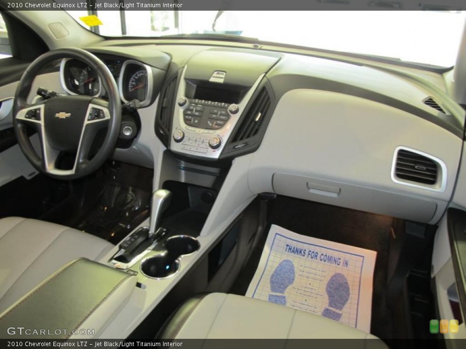 Jet Black/Light Titanium Interior Dashboard for the 2010 Chevrolet Equinox LTZ #45402370