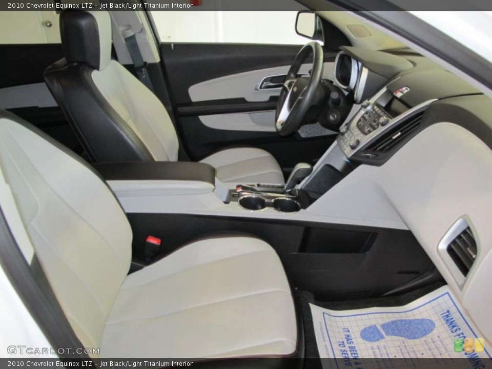 Jet Black/Light Titanium Interior Photo for the 2010 Chevrolet Equinox LTZ #45402435
