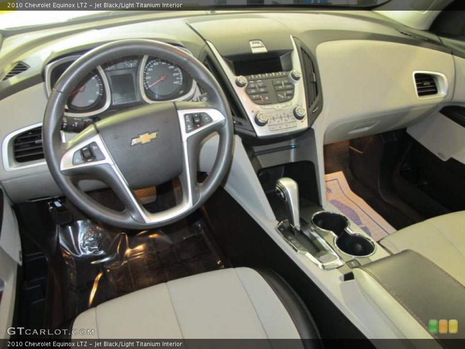 Jet Black/Light Titanium Interior Prime Interior for the 2010 Chevrolet Equinox LTZ #45402451
