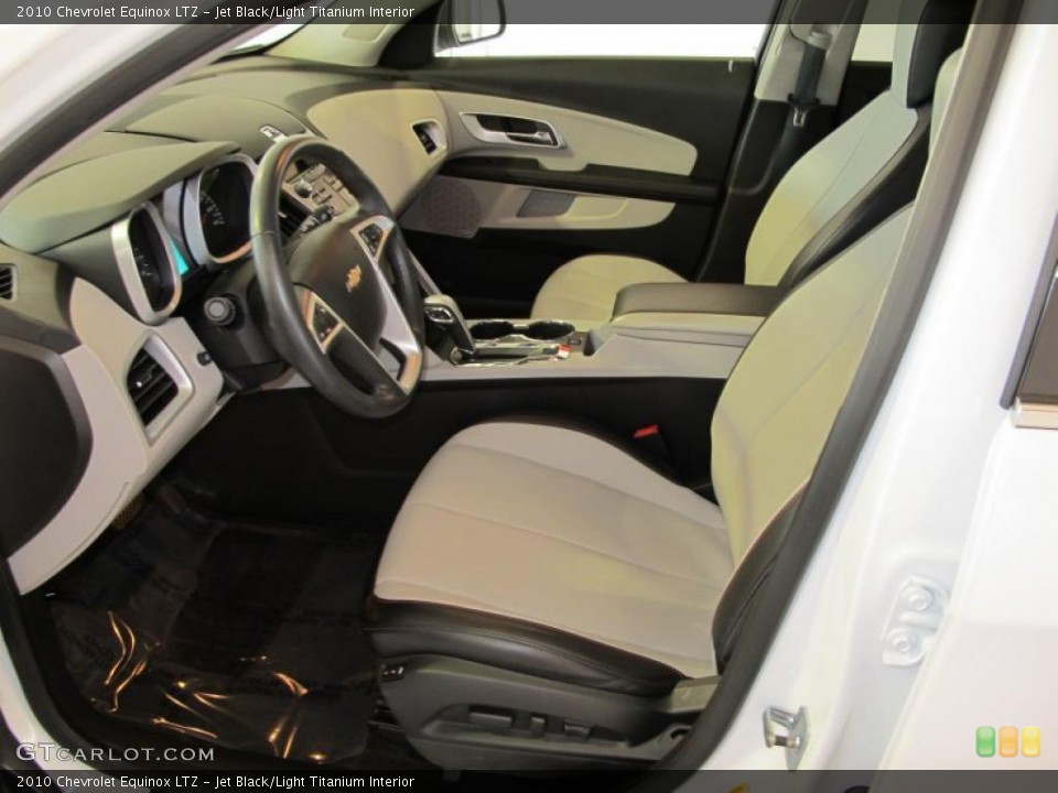 Jet Black/Light Titanium Interior Photo for the 2010 Chevrolet Equinox LTZ #45402463