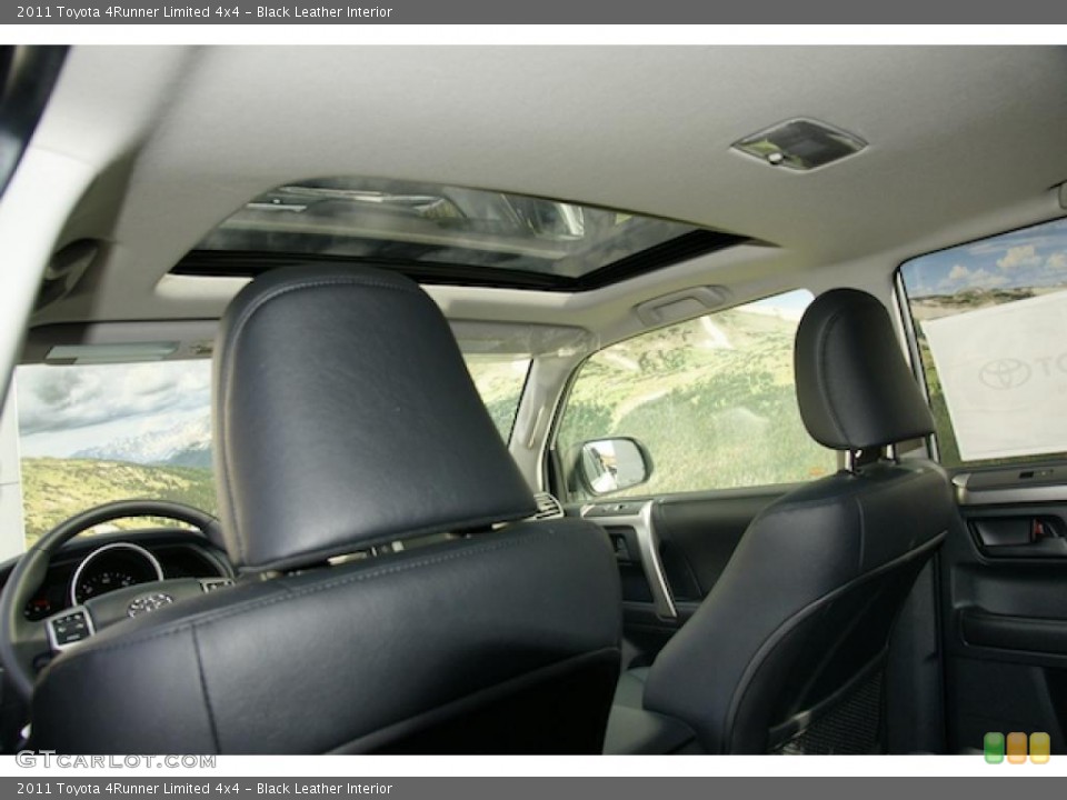 Black Leather Interior Sunroof for the 2011 Toyota 4Runner Limited 4x4 #45404443