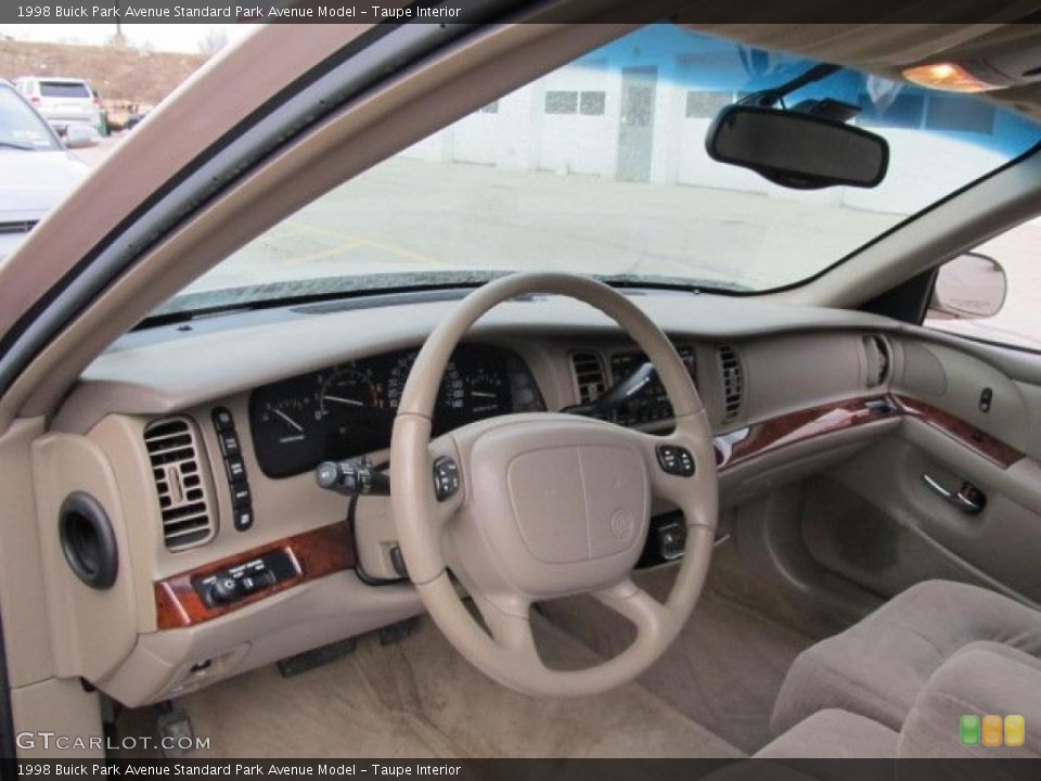 Taupe Interior Dashboard for the 1998 Buick Park Avenue  #45404459