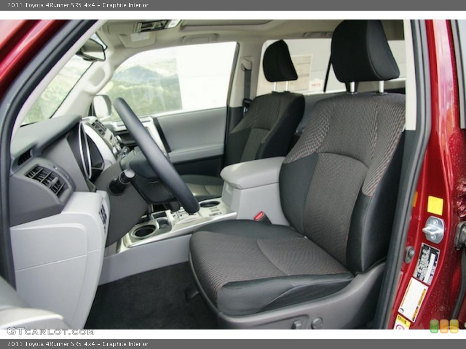 Graphite Interior Photo for the 2011 Toyota 4Runner SR5 4x4 #45404539