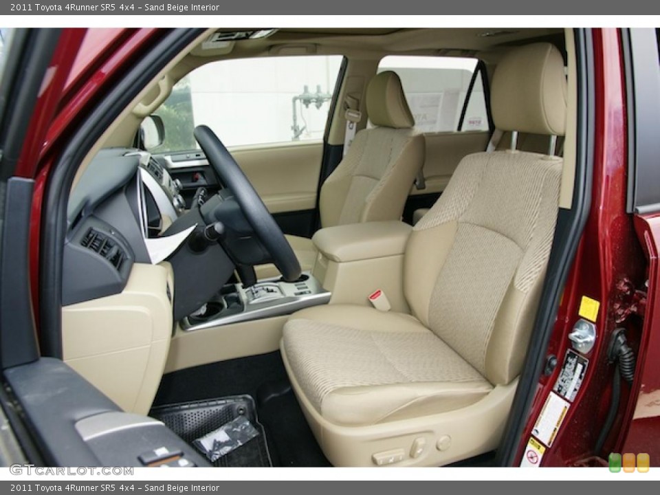 Sand Beige Interior Photo for the 2011 Toyota 4Runner SR5 4x4 #45404807