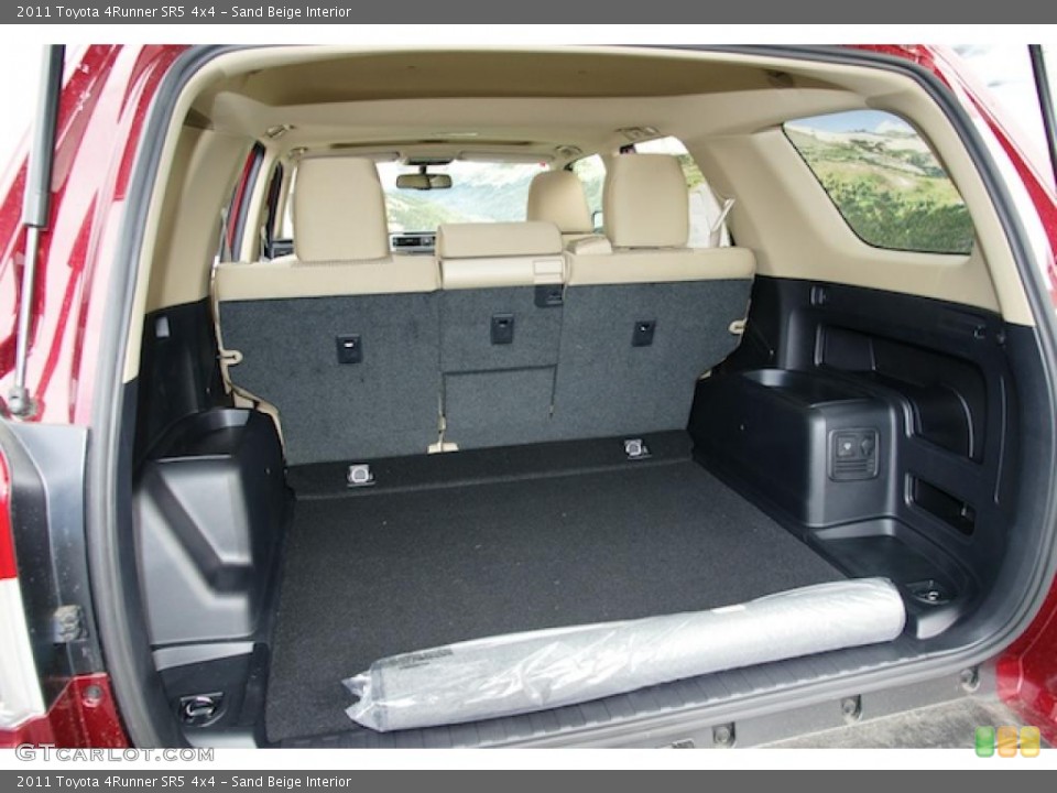 Sand Beige Interior Trunk for the 2011 Toyota 4Runner SR5 4x4 #45404839