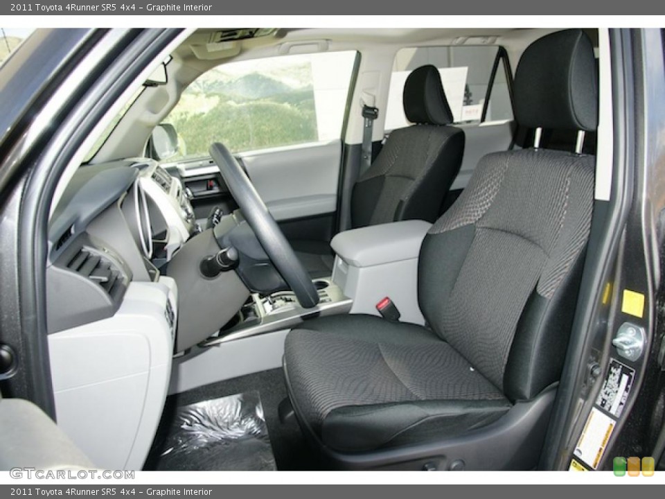 Graphite Interior Photo for the 2011 Toyota 4Runner SR5 4x4 #45405259