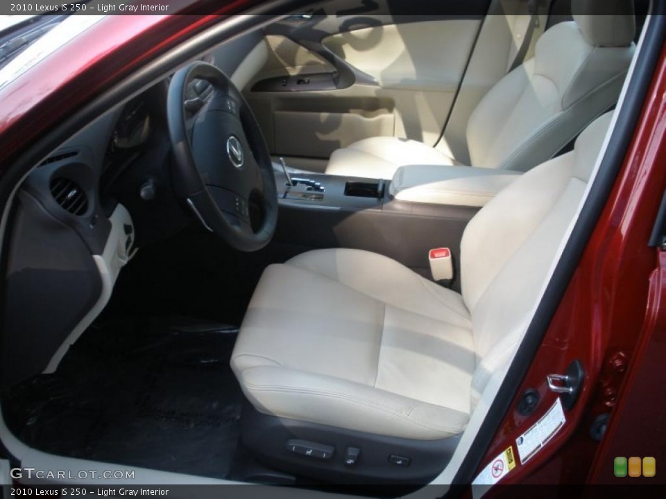 Light Gray Interior Photo for the 2010 Lexus IS 250 #45411333