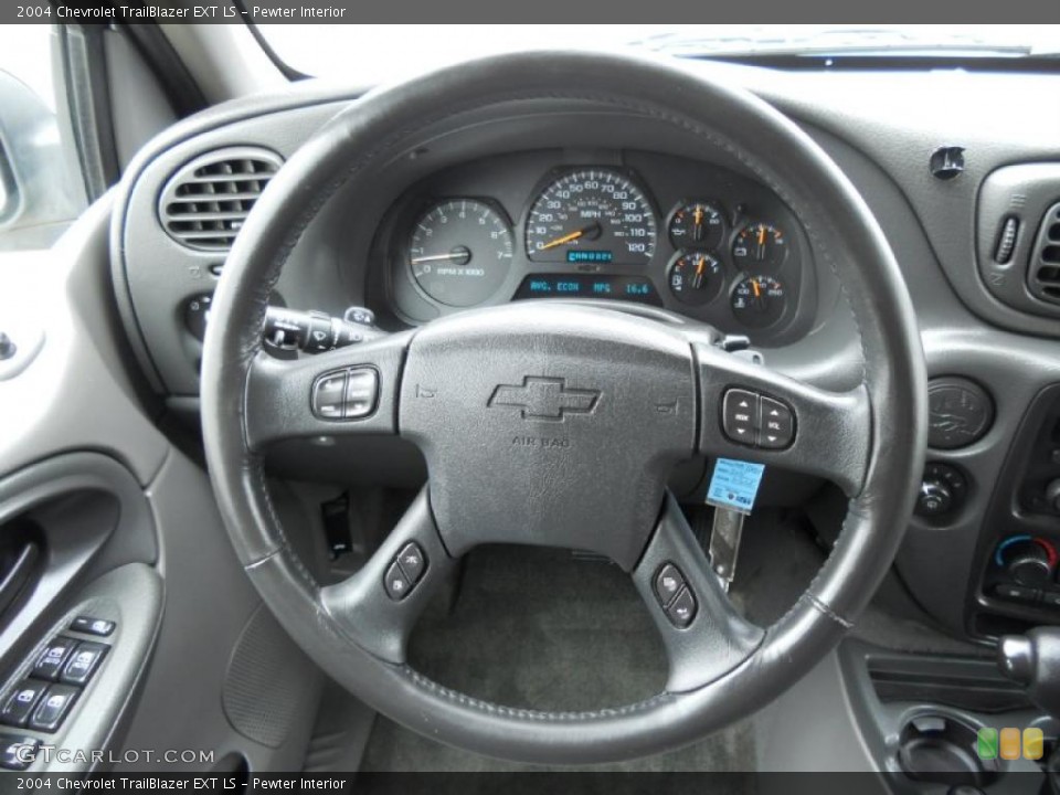Pewter Interior Steering Wheel for the 2004 Chevrolet TrailBlazer EXT LS #45416144