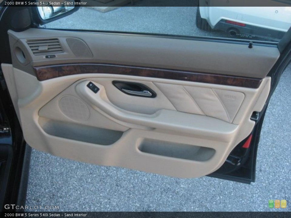 Sand Interior Door Panel for the 2000 BMW 5 Series 540i Sedan #45416236