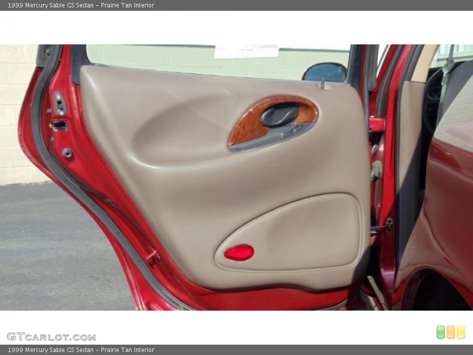 Prairie Tan Interior Door Panel for the 1999 Mercury Sable GS Sedan #45416768