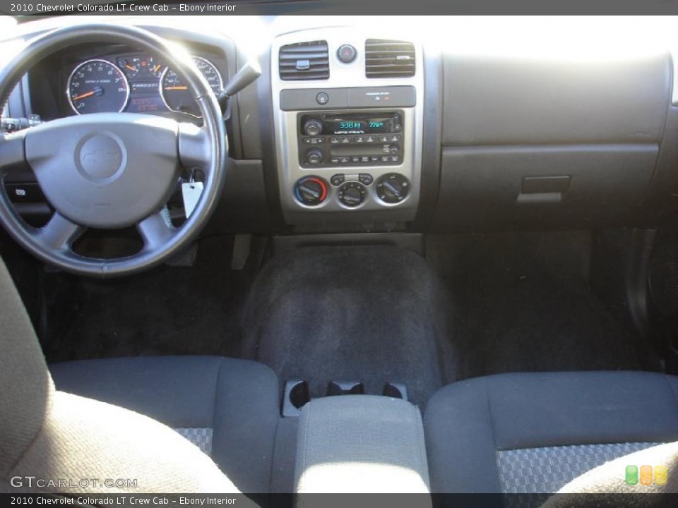 Ebony Interior Dashboard for the 2010 Chevrolet Colorado LT Crew Cab #45418416