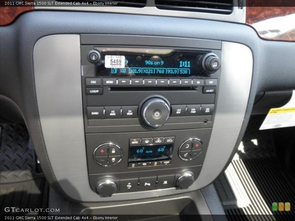 Ebony Interior Controls for the 2011 GMC Sierra 1500 SLT Extended Cab 4x4 #45418540
