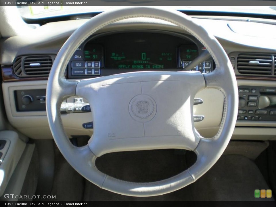 Camel Interior Steering Wheel for the 1997 Cadillac DeVille d'Elegance #45419431