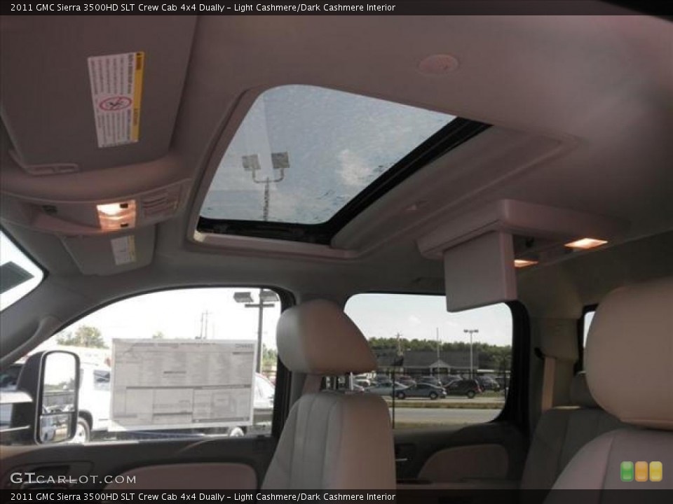 Light Cashmere/Dark Cashmere Interior Sunroof for the 2011 GMC Sierra 3500HD SLT Crew Cab 4x4 Dually #45420263