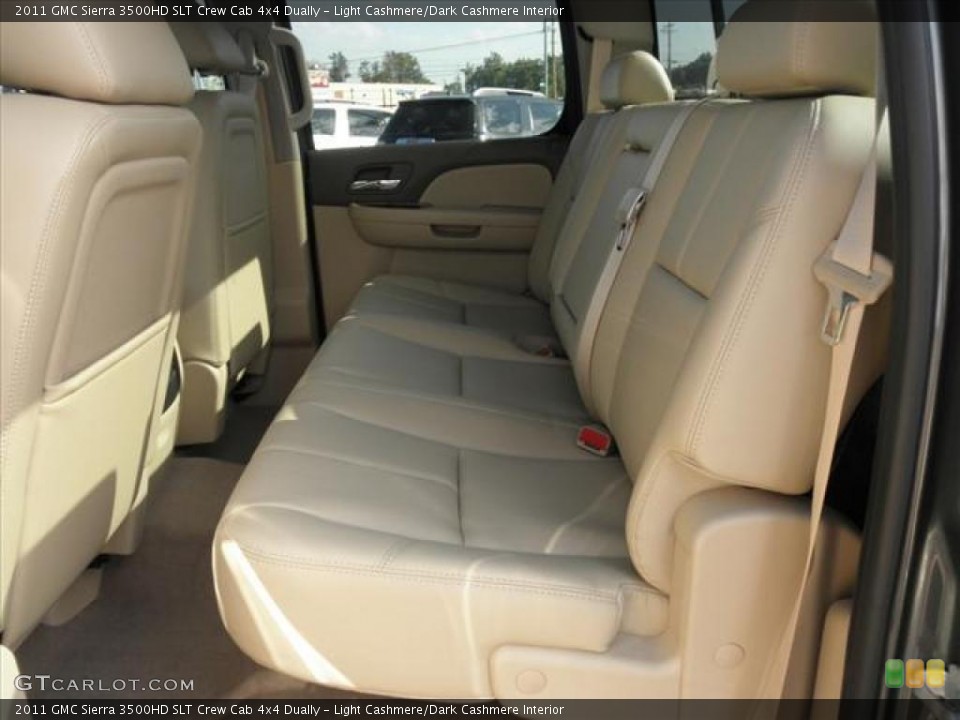 Light Cashmere/Dark Cashmere Interior Photo for the 2011 GMC Sierra 3500HD SLT Crew Cab 4x4 Dually #45420279