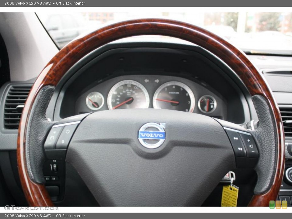 Off Black Interior Steering Wheel for the 2008 Volvo XC90 V8 AWD #45422006
