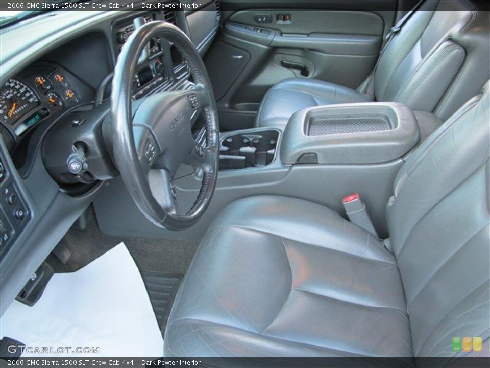 Dark Pewter Interior Photo for the 2006 GMC Sierra 1500 SLT Crew Cab 4x4 #45422722