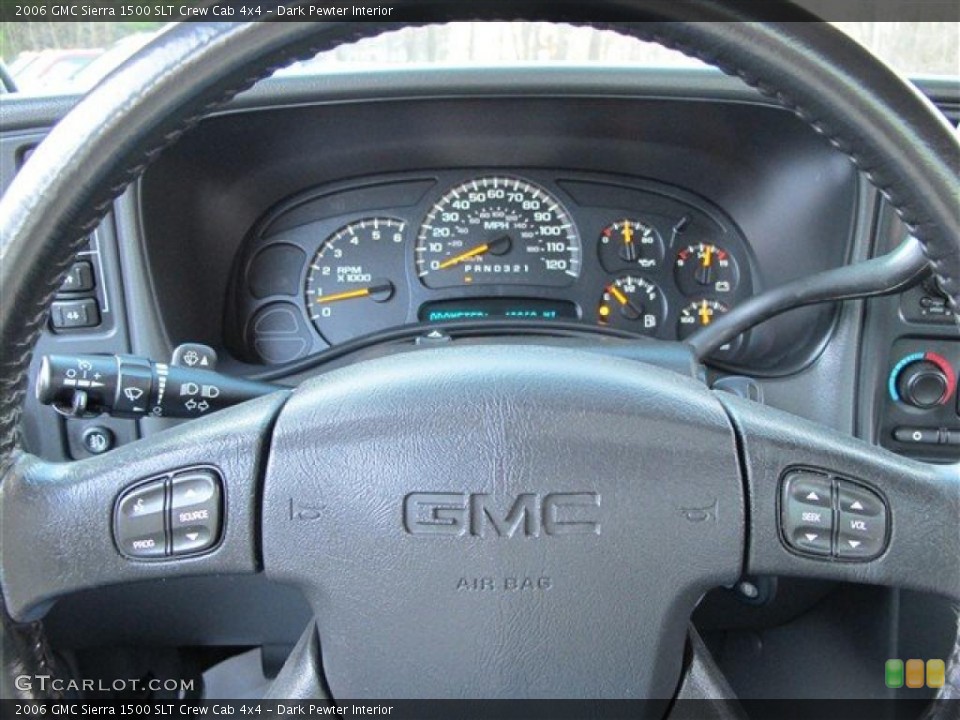 Dark Pewter Interior Controls for the 2006 GMC Sierra 1500 SLT Crew Cab 4x4 #45422758