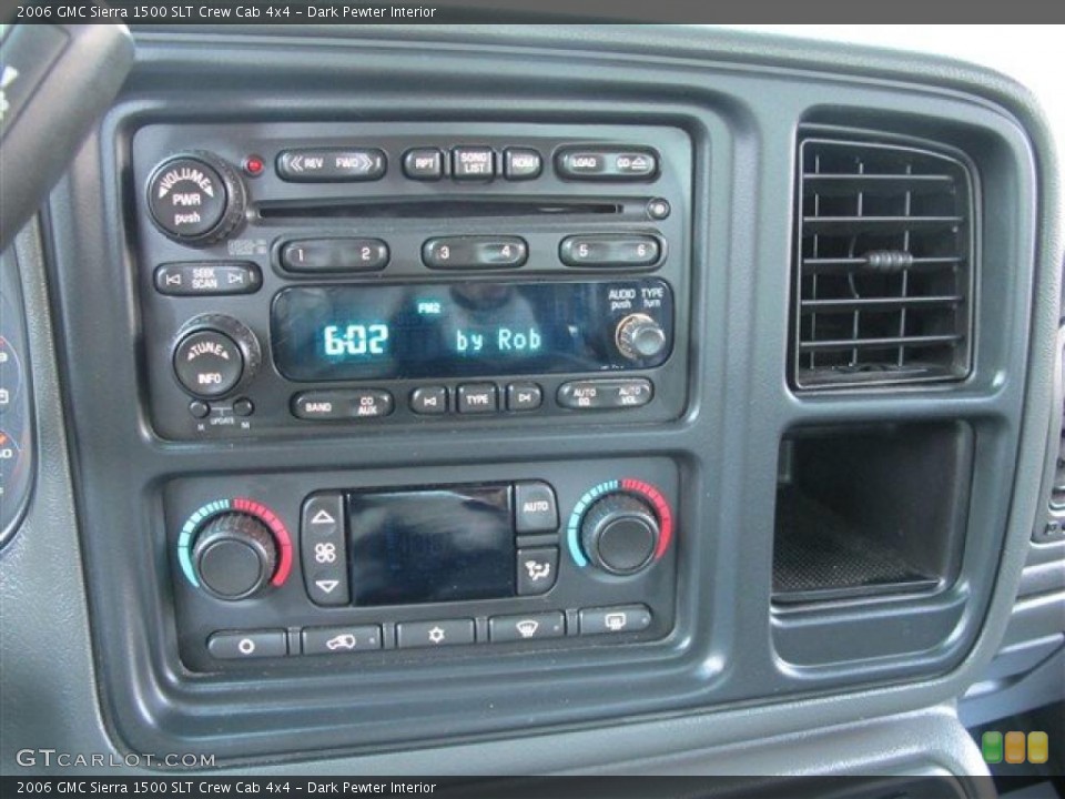 Dark Pewter Interior Controls for the 2006 GMC Sierra 1500 SLT Crew Cab 4x4 #45422770