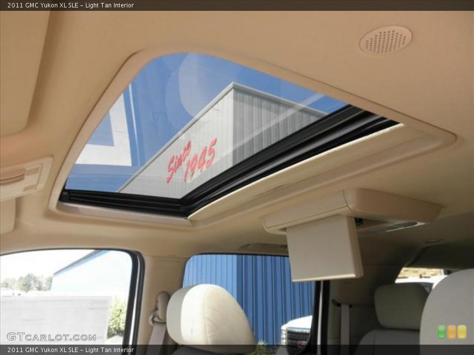 Light Tan Interior Sunroof for the 2011 GMC Yukon XL SLE #45422938