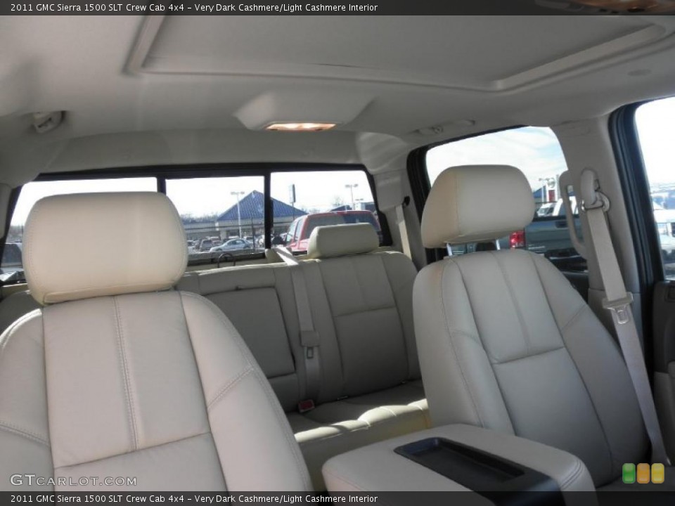 Very Dark Cashmere/Light Cashmere Interior Photo for the 2011 GMC Sierra 1500 SLT Crew Cab 4x4 #45424715