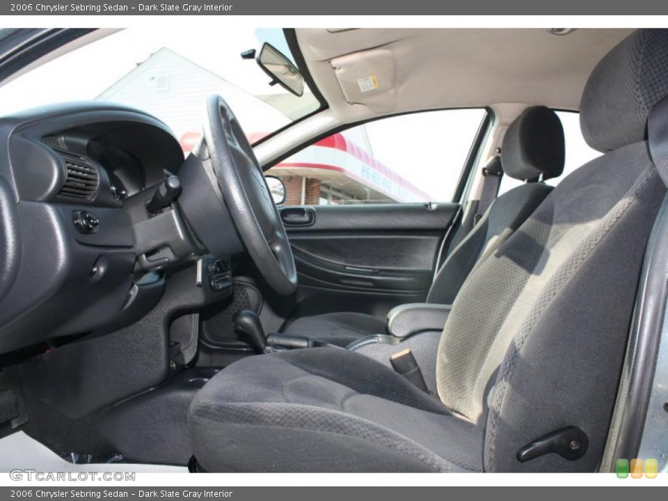 Dark Slate Gray Interior Photo for the 2006 Chrysler Sebring Sedan #45424895