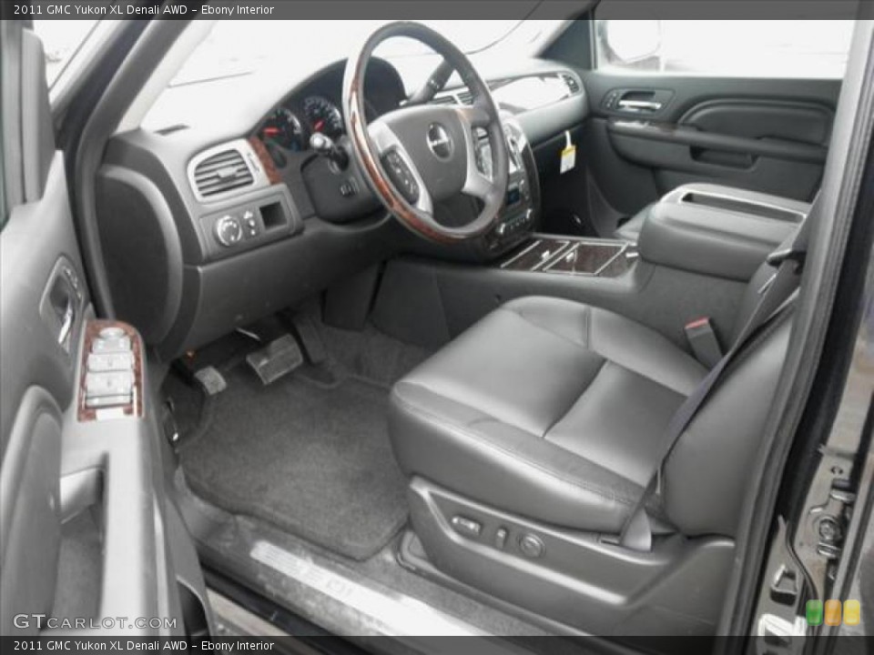 Ebony Interior Photo for the 2011 GMC Yukon XL Denali AWD #45425159
