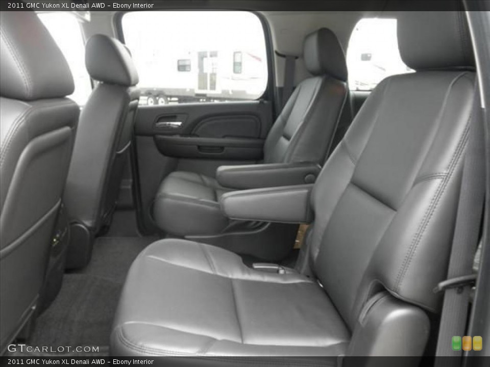 Ebony Interior Photo for the 2011 GMC Yukon XL Denali AWD #45425235