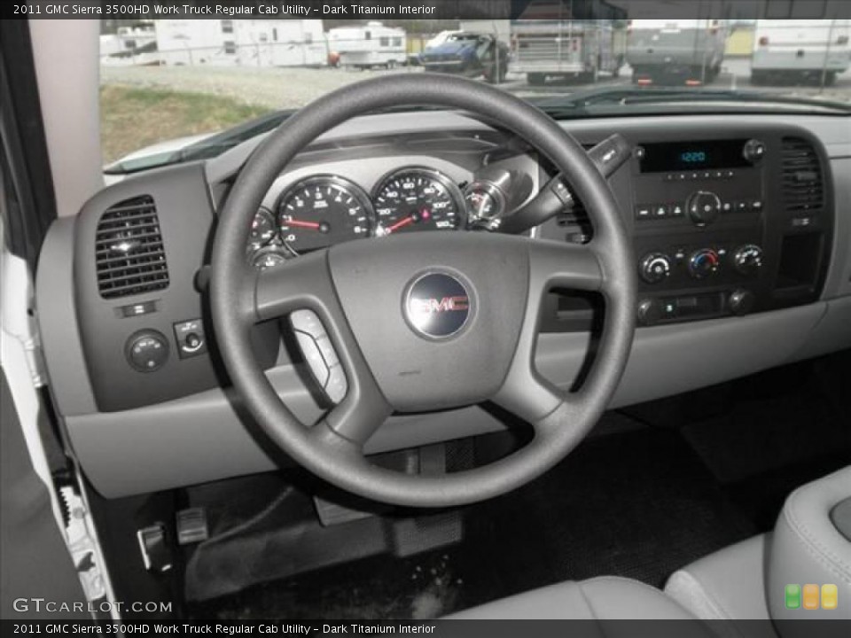 Dark Titanium Interior Dashboard for the 2011 GMC Sierra 3500HD Work Truck Regular Cab Utility #45425535