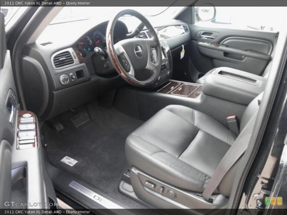 Ebony Interior Photo for the 2011 GMC Yukon XL Denali AWD #45426191