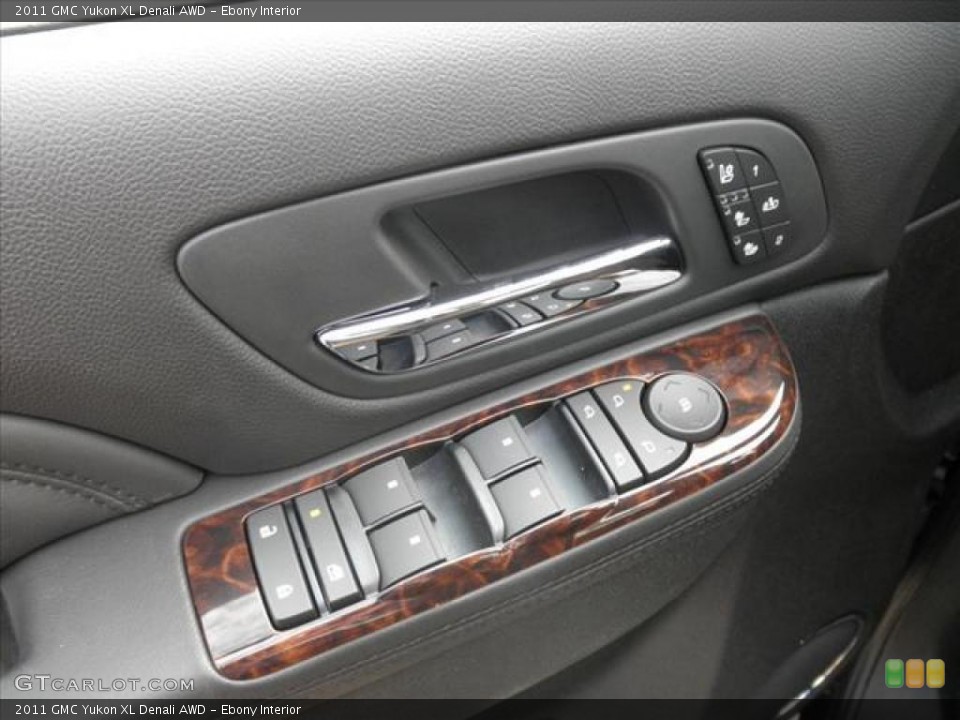 Ebony Interior Controls for the 2011 GMC Yukon XL Denali AWD #45426207