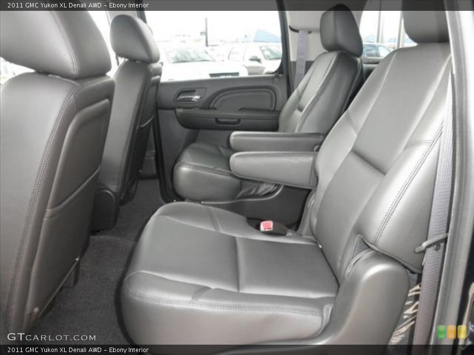 Ebony Interior Photo for the 2011 GMC Yukon XL Denali AWD #45426236