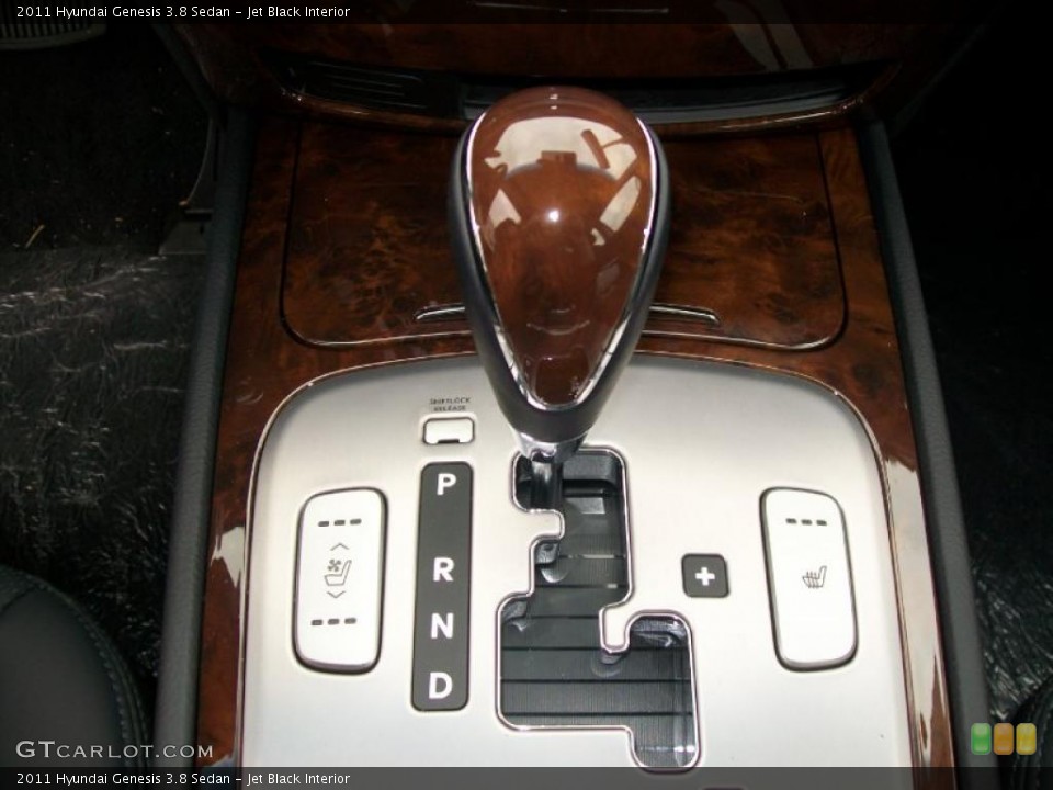 Jet Black Interior Transmission for the 2011 Hyundai Genesis 3.8 Sedan #45426367