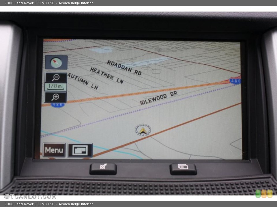 Alpaca Beige Interior Navigation for the 2008 Land Rover LR3 V8 HSE #45426538