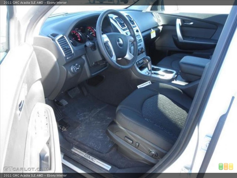 Ebony Interior Dashboard for the 2011 GMC Acadia SLE AWD #45426783