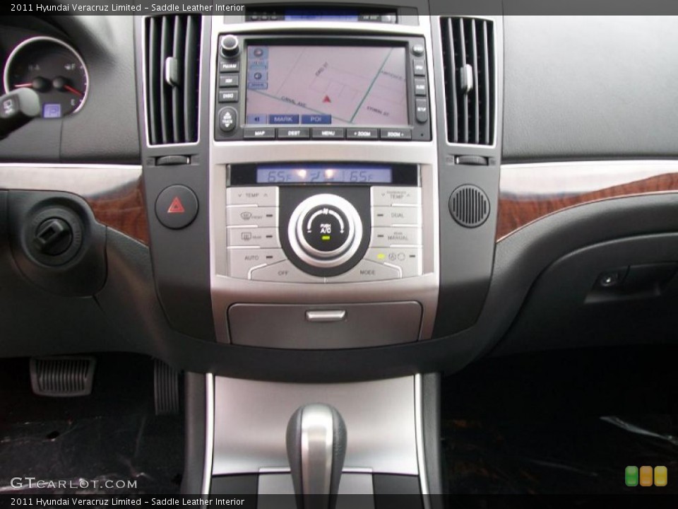 Saddle Leather Interior Controls for the 2011 Hyundai Veracruz Limited #45427739