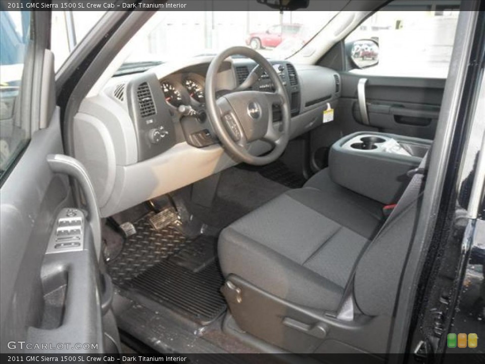 Dark Titanium Interior Prime Interior for the 2011 GMC Sierra 1500 SL Crew Cab #45429899