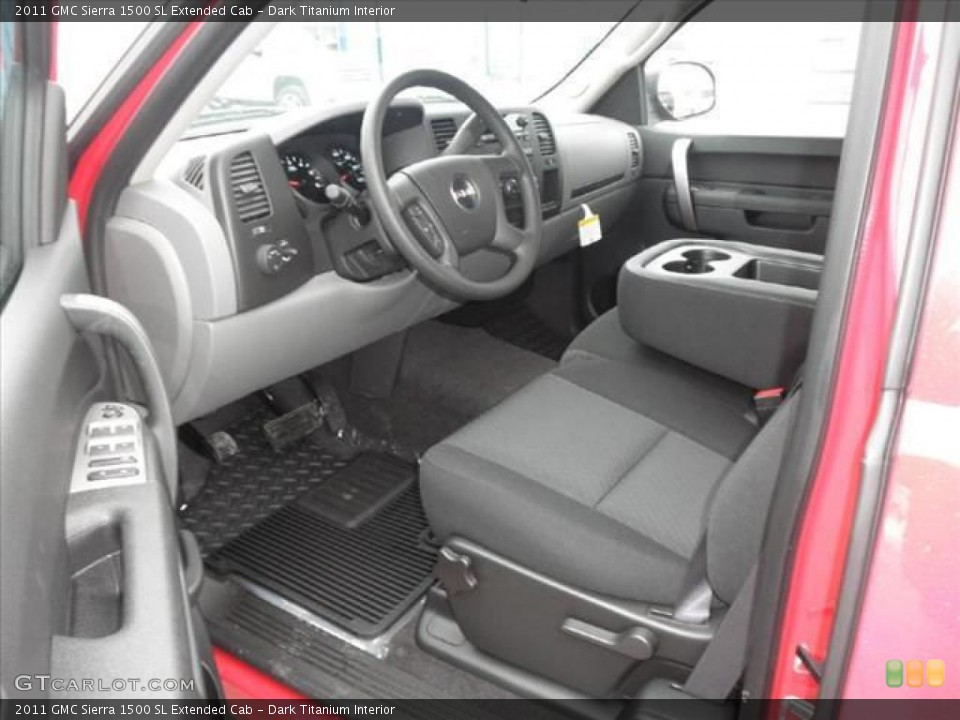 Dark Titanium Interior Prime Interior for the 2011 GMC Sierra 1500 SL Extended Cab #45430091