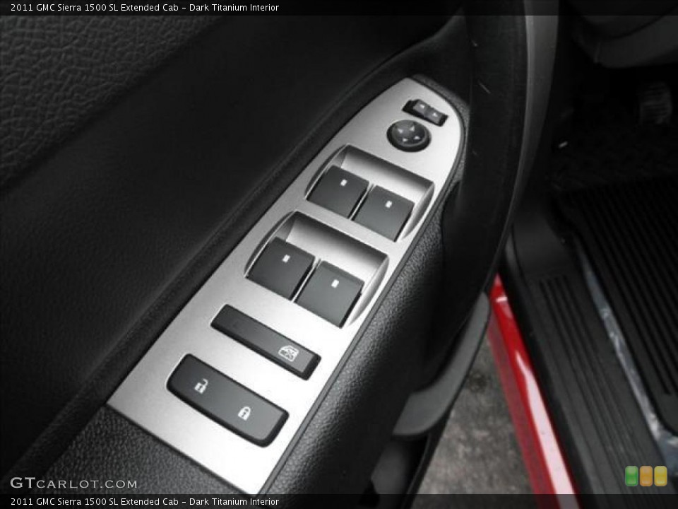 Dark Titanium Interior Controls for the 2011 GMC Sierra 1500 SL Extended Cab #45430103