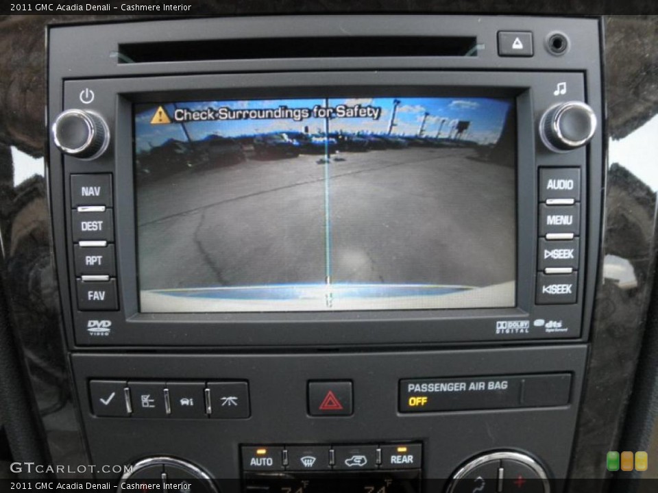 Cashmere Interior Controls for the 2011 GMC Acadia Denali #45430167