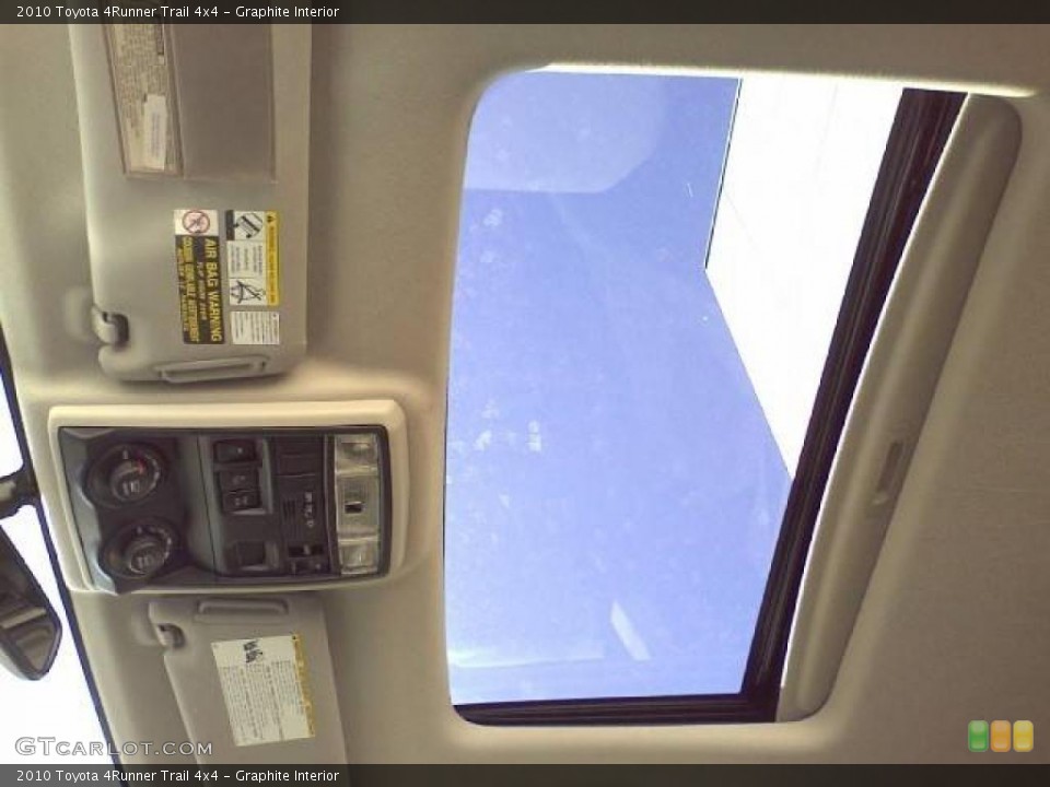 Graphite Interior Sunroof for the 2010 Toyota 4Runner Trail 4x4 #45430824