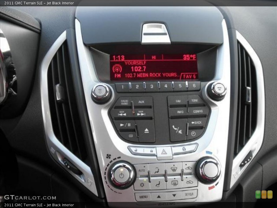 Jet Black Interior Controls for the 2011 GMC Terrain SLE #45430972
