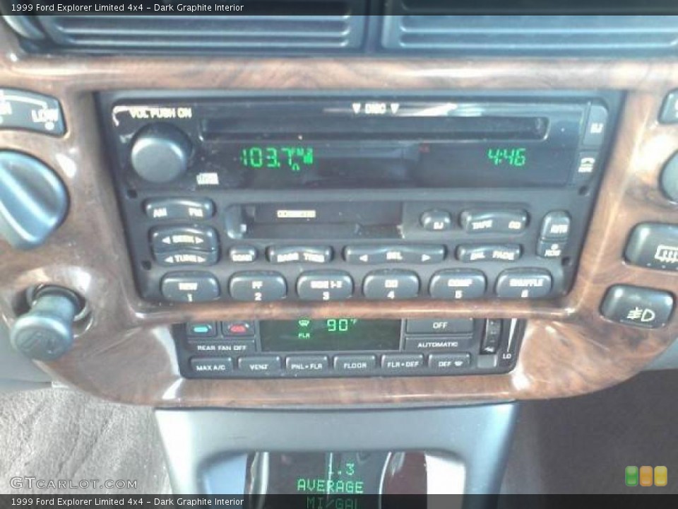 Dark Graphite Interior Controls for the 1999 Ford Explorer Limited 4x4 #45431400
