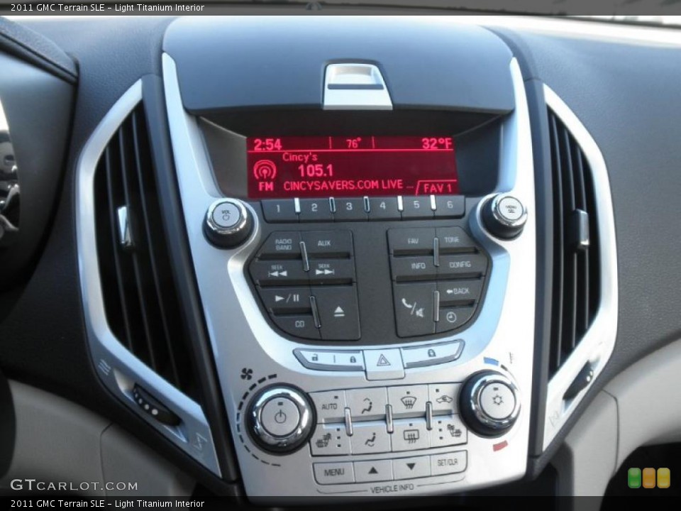 Light Titanium Interior Controls for the 2011 GMC Terrain SLE #45432096