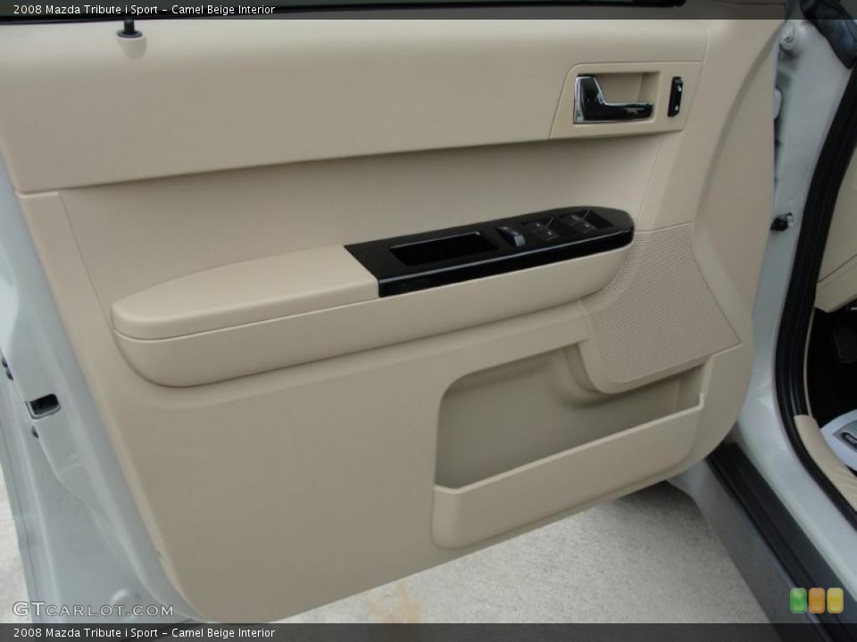 Camel Beige Interior Door Panel for the 2008 Mazda Tribute i Sport #45433145